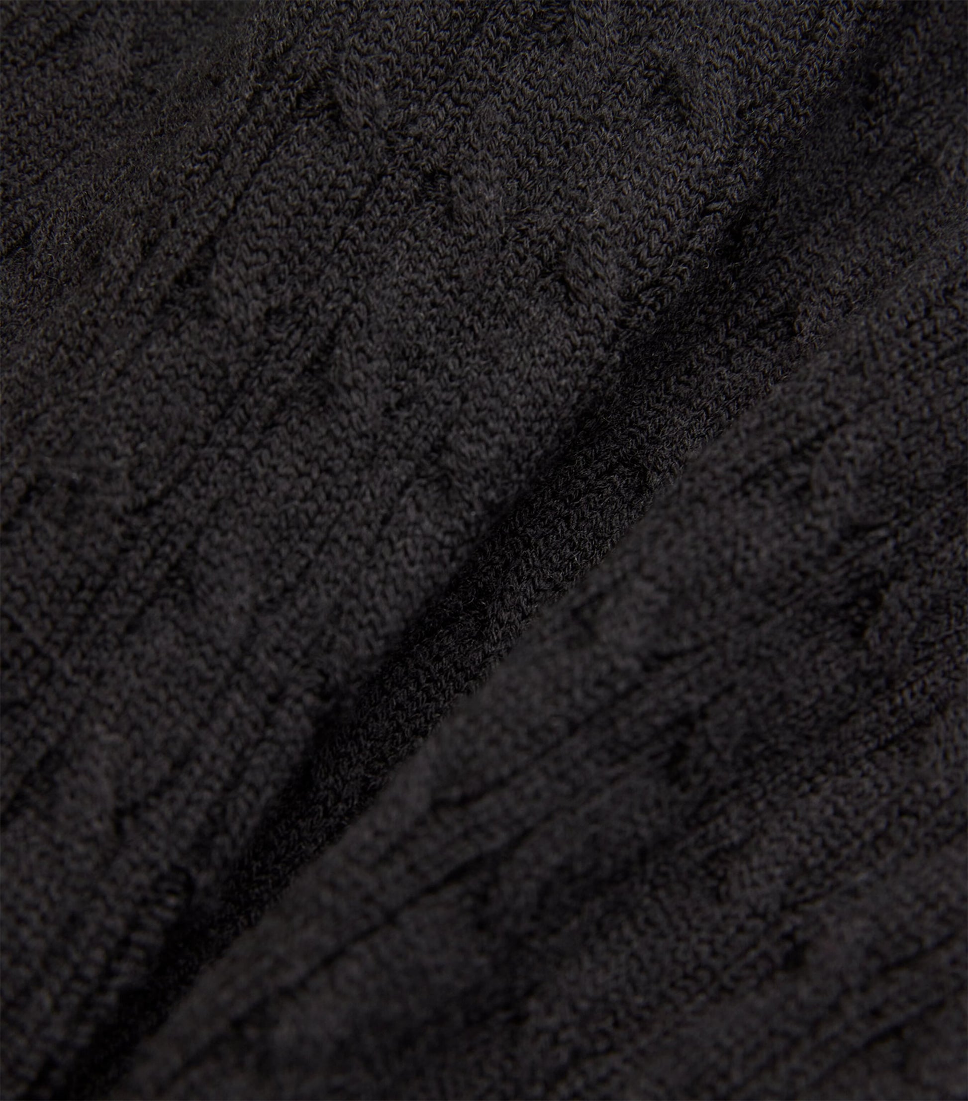 Claudie Pierlot Black Wool-Blend Rollneck Mini Dress