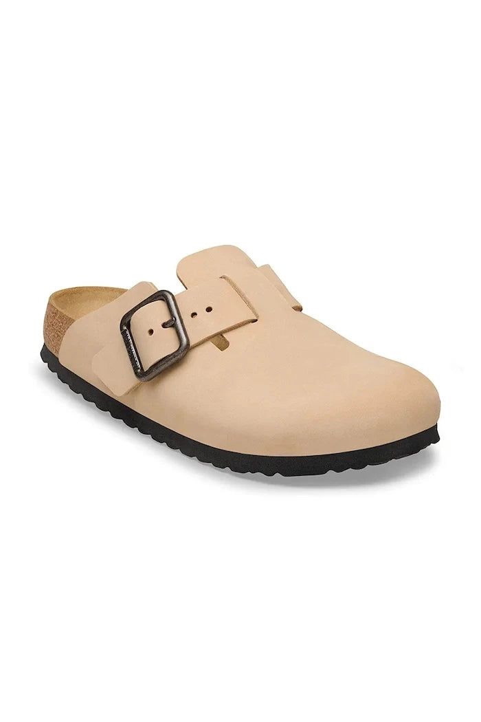 Birkenstock чехли сабо от набук Boston