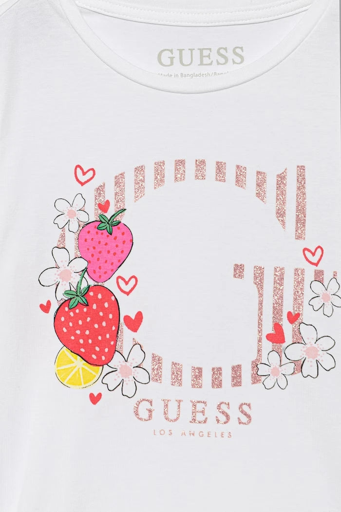 Guess çocuk pamuk ve elastan tişört