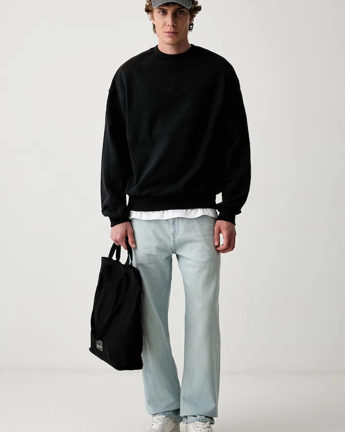 Pamuktan erkek adidas sweatshirt