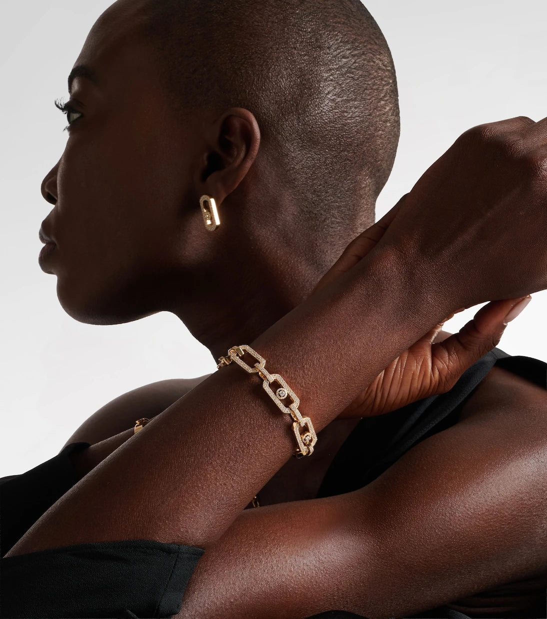 Messika - So Move 18kt gold chain bracelet with diamonds
