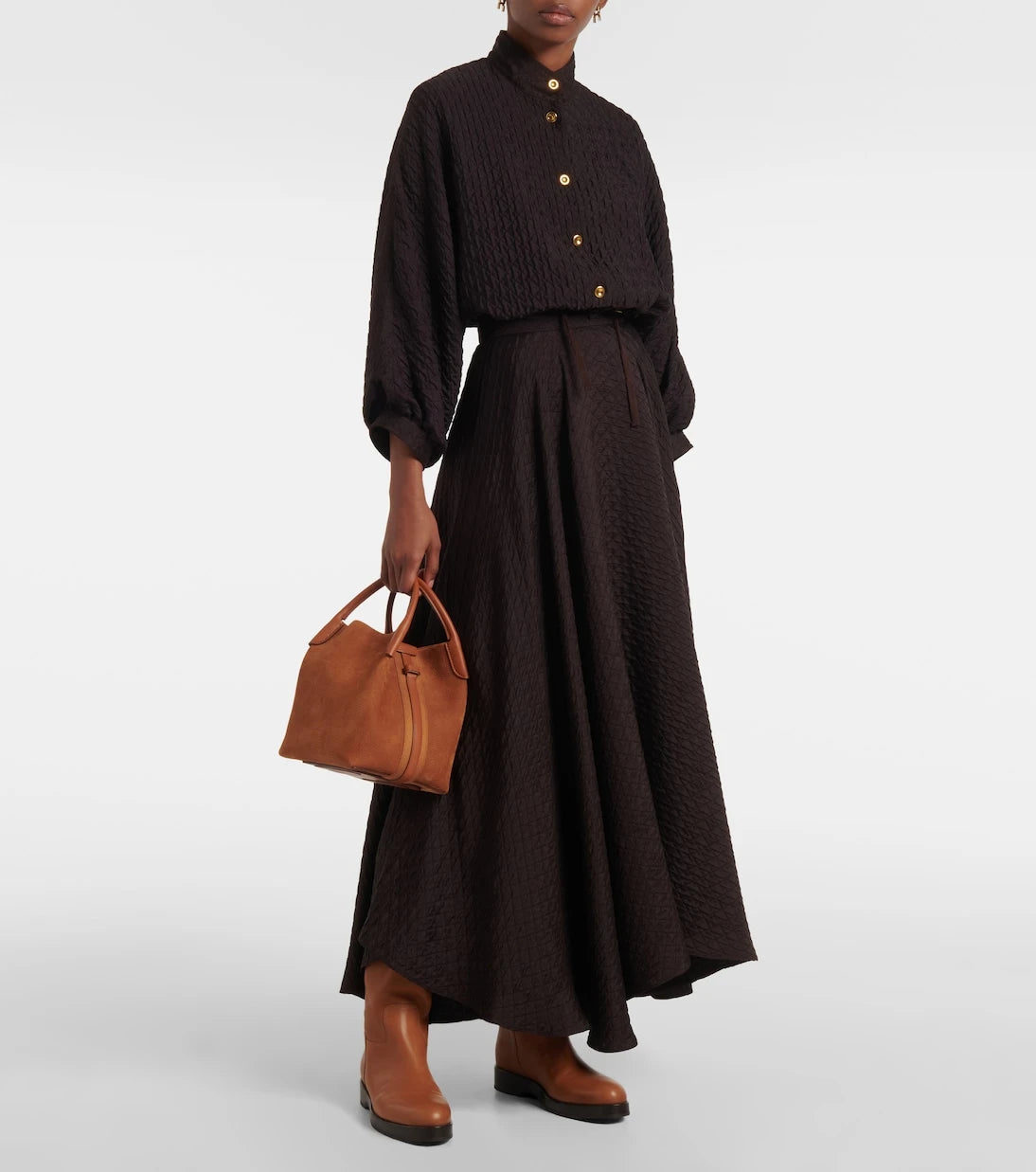 Loro Piana - حقيبة حمل Bale Small جلدية