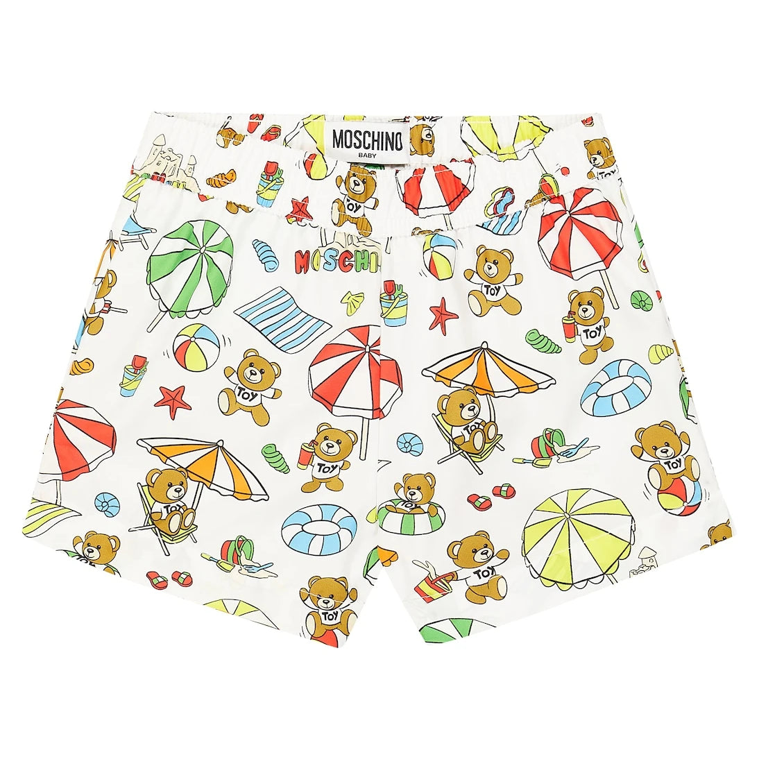 Moschino Kids - Baby printed swim trunks