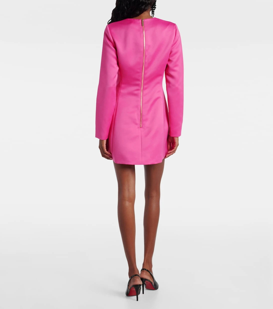 Leo Lin - Aliza floral-appliqué minidress