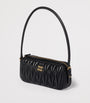 Miu Miu Black Matelassé Nappa Leather Pouch