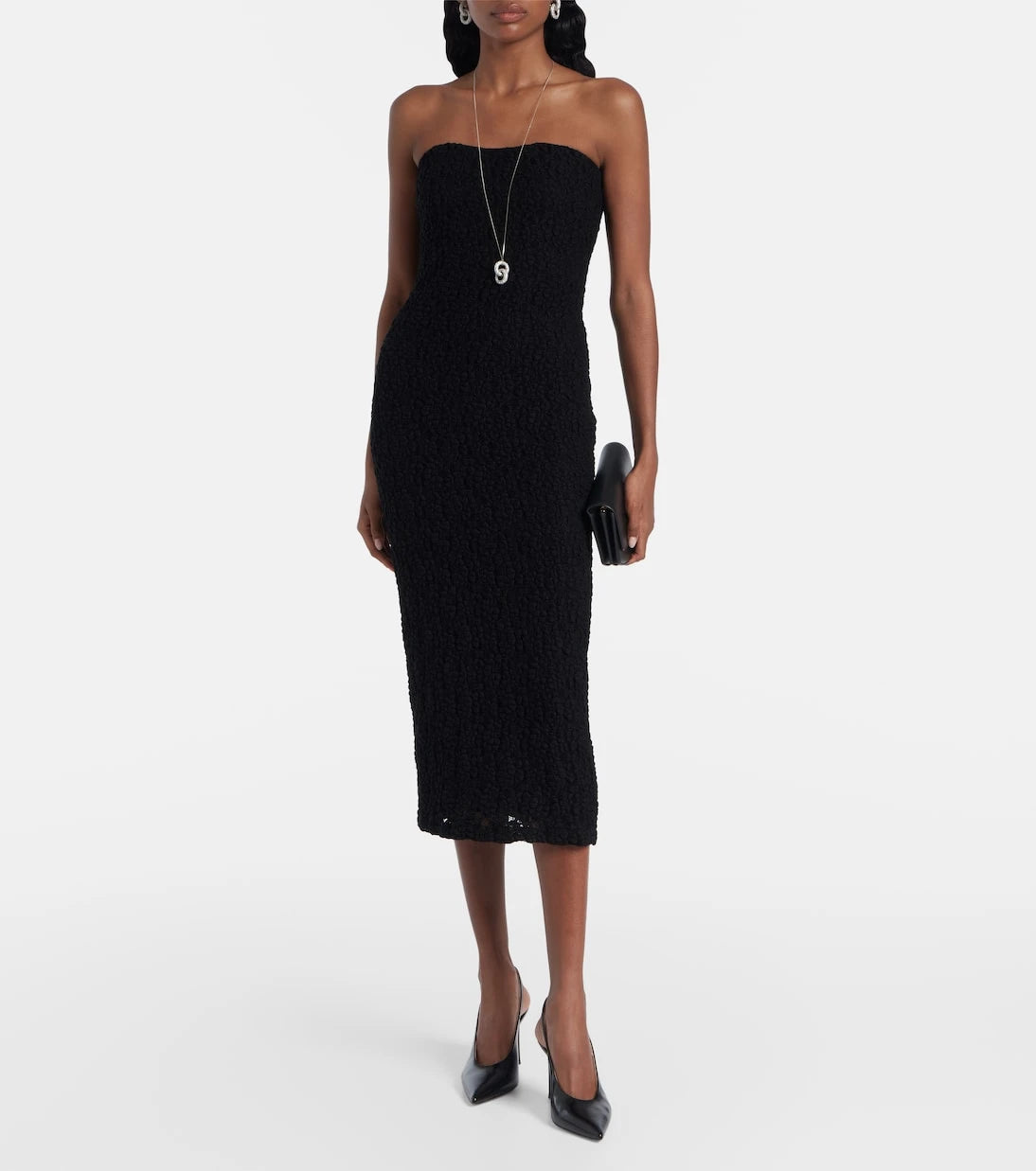 Max Mara - Elegante Luciana strapless midi dress