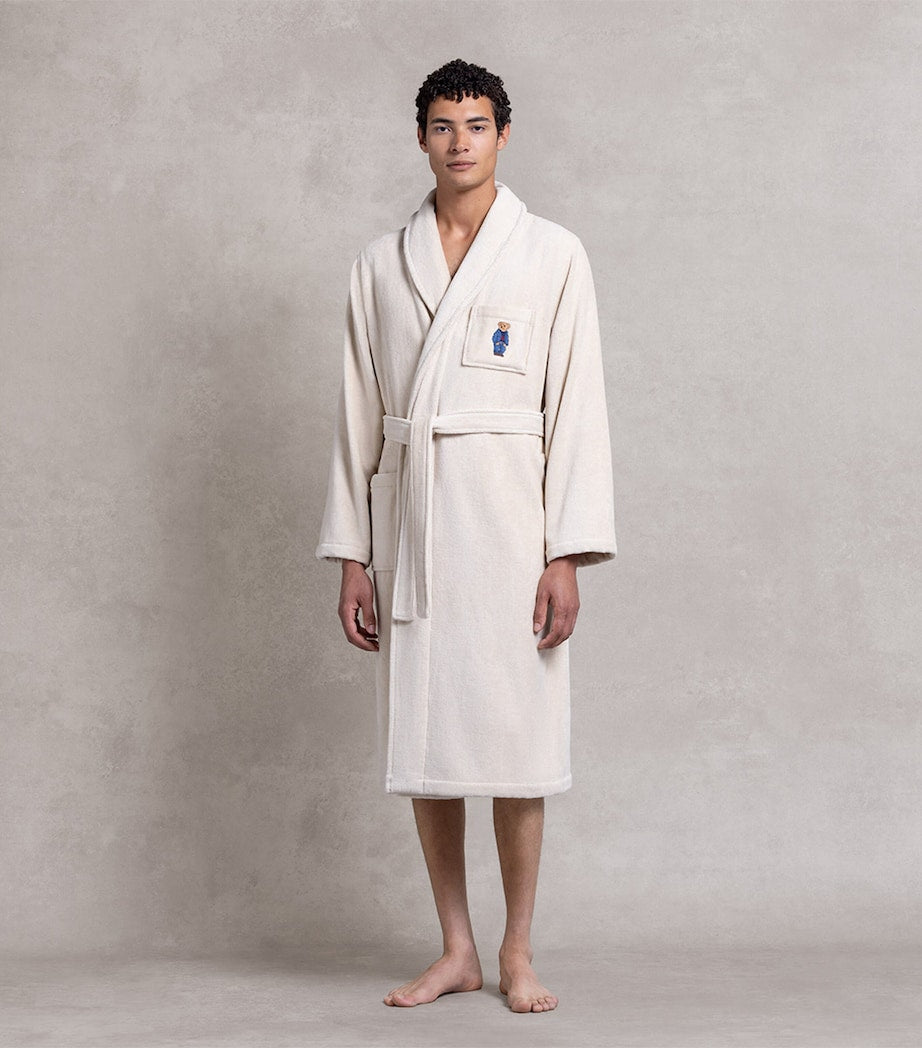 Cotton Denim Bear Bathrobe