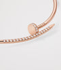 Small Rose Gold and Diamond Juste un Clou Torque Necklace