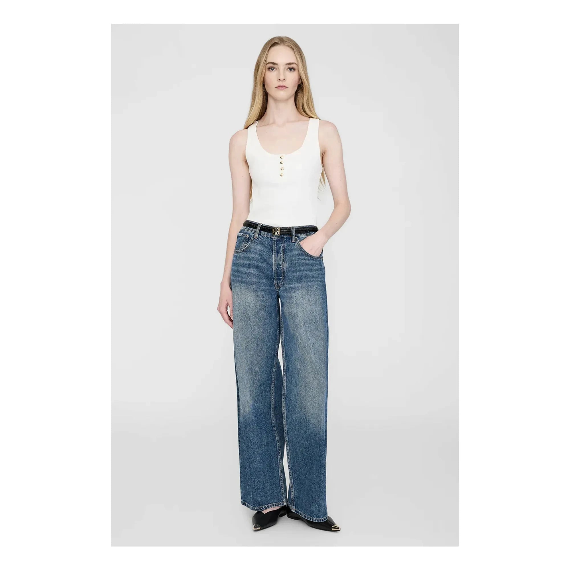 Anine Bing - Alessia tank top | Ivory