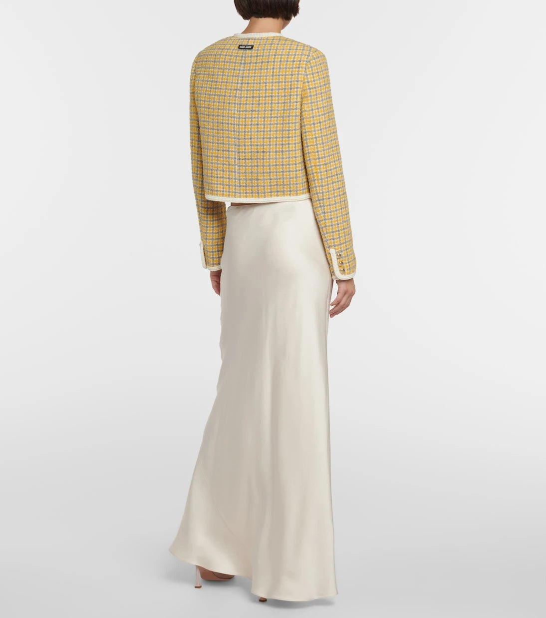 Miu Miu - Single-breasted bouclé jacket