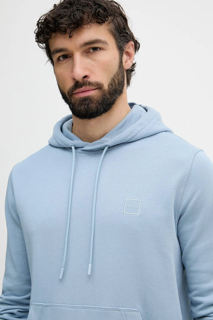 BOSS Orange Kapüşonlu Erkek Pamuklu Sweatshirt Wetalk