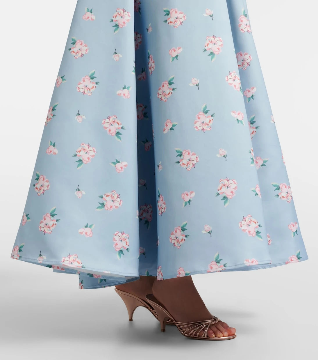 Leo Lin - Nora floral bustier gown
