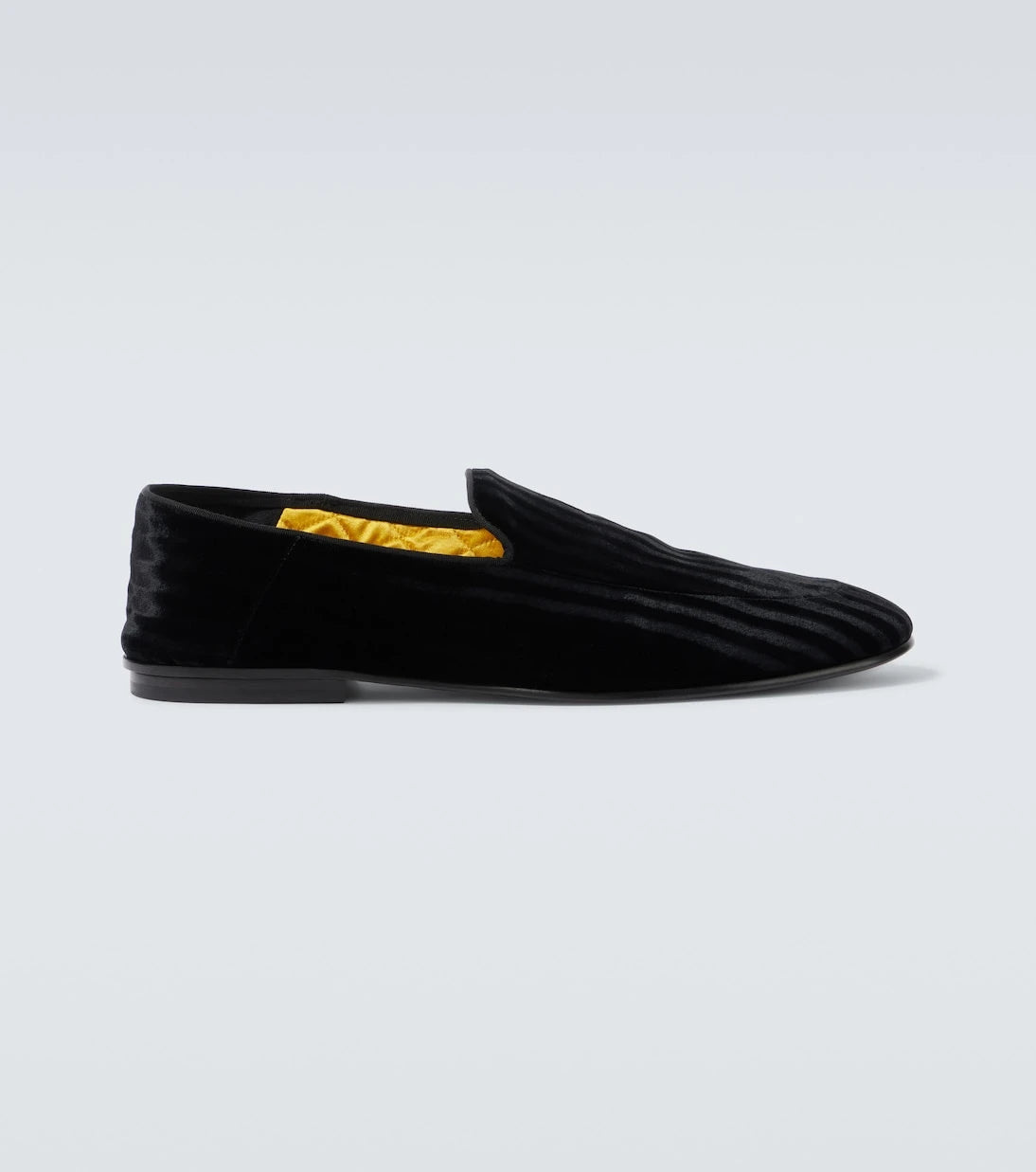 Tom Ford - Steven striped velvet loafers