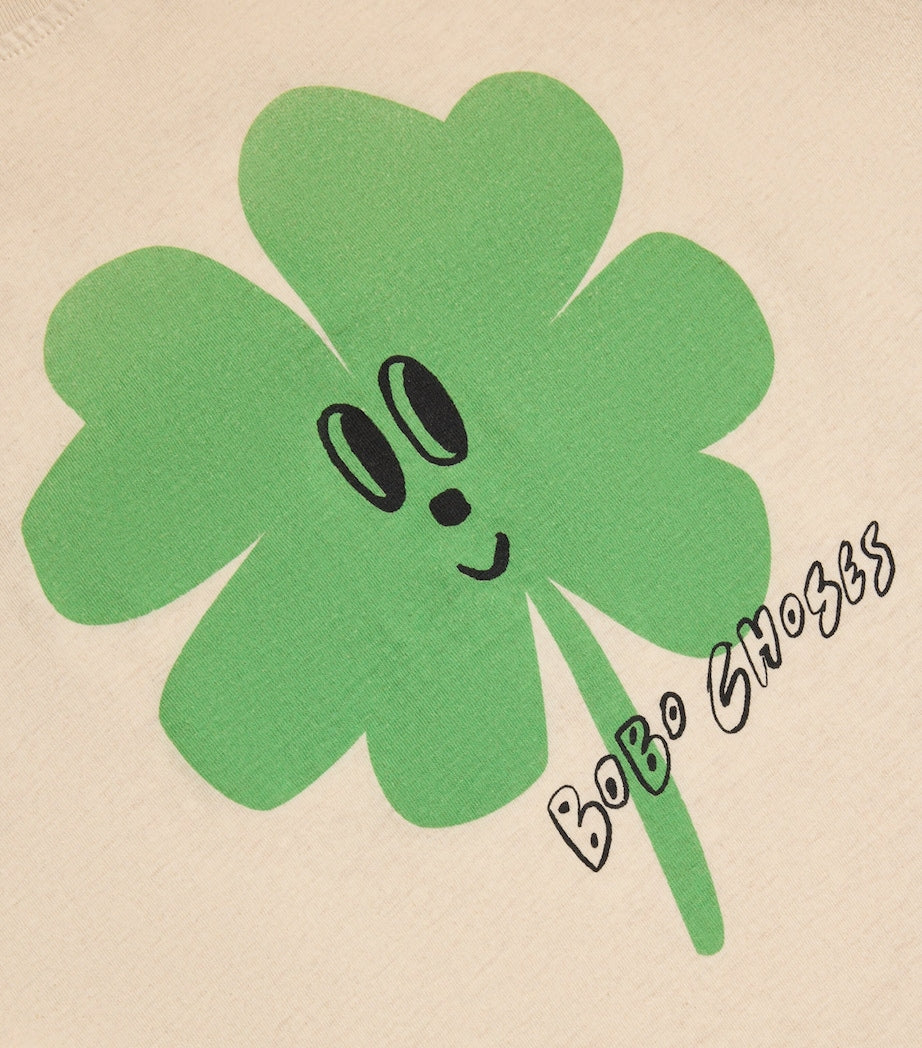 Bobo Choses Lucky Clover Long-Sleeve T‑Shirt (2-13 Years)