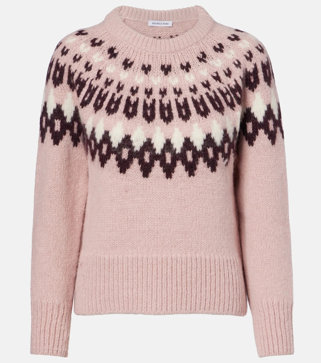 Veronica Beard - Anne Fair Isle wool-blend sweater