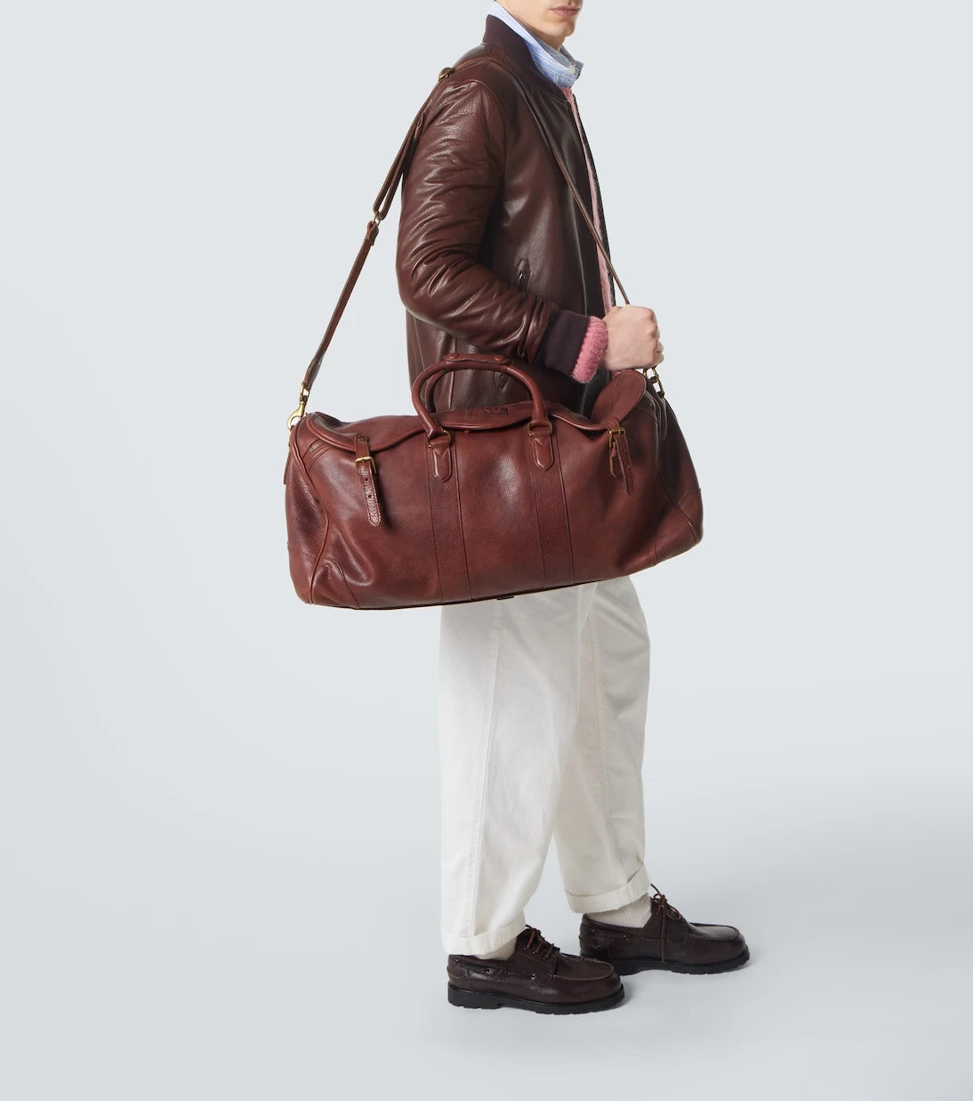 Polo Ralph Lauren - Heritage leather duffel bag