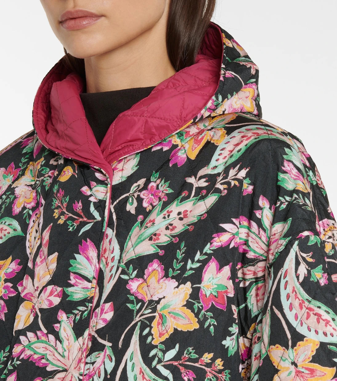 Marant Etoile - Dean reversible floral raincoat