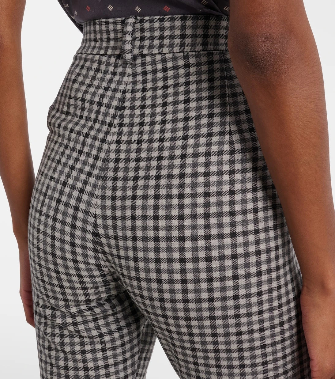 Acne Studios - Checked wool-blend slim pants