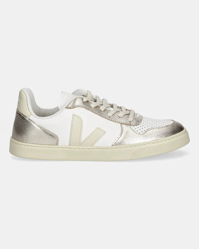 Çocuk Deri Sneaker Veja Small V-10 Laces