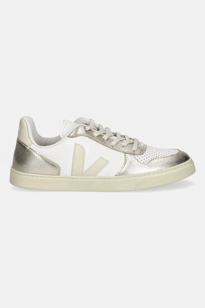 Детски кожени маратонки Veja Small V-10 Laces