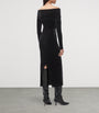 Velvet Delta Midi Dress BLACK