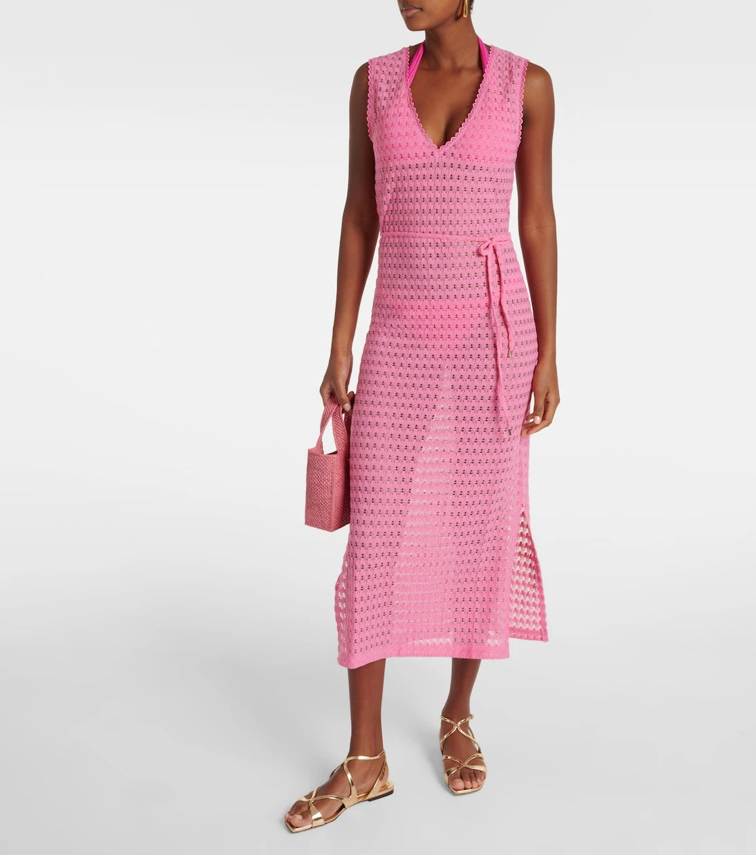 Melissa Odabash - Annabel open-knit midi dress