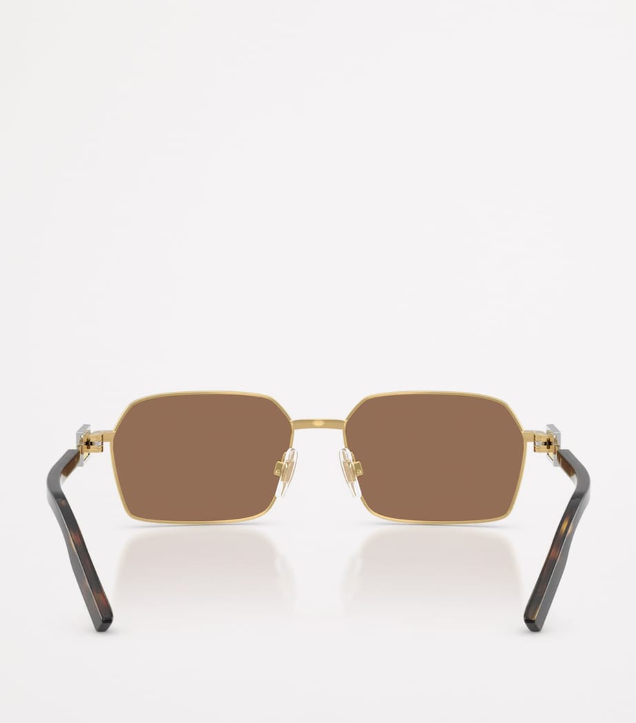 Dolce & Gabbana Wire-Frame Rectangular Sunglasses
