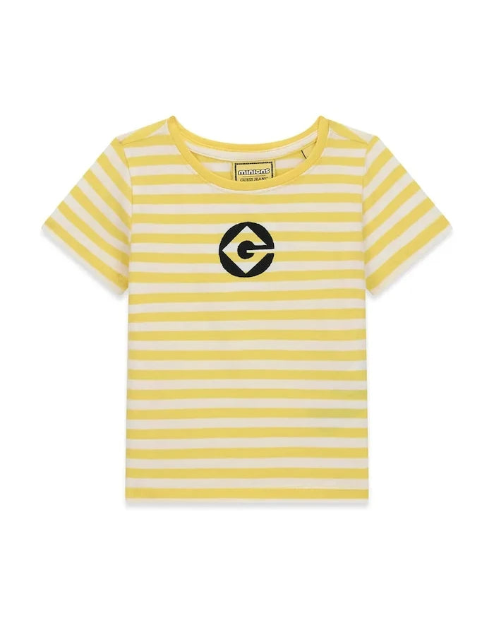 Guess çocuklar için pamuklu tişört GJ X MINIONS