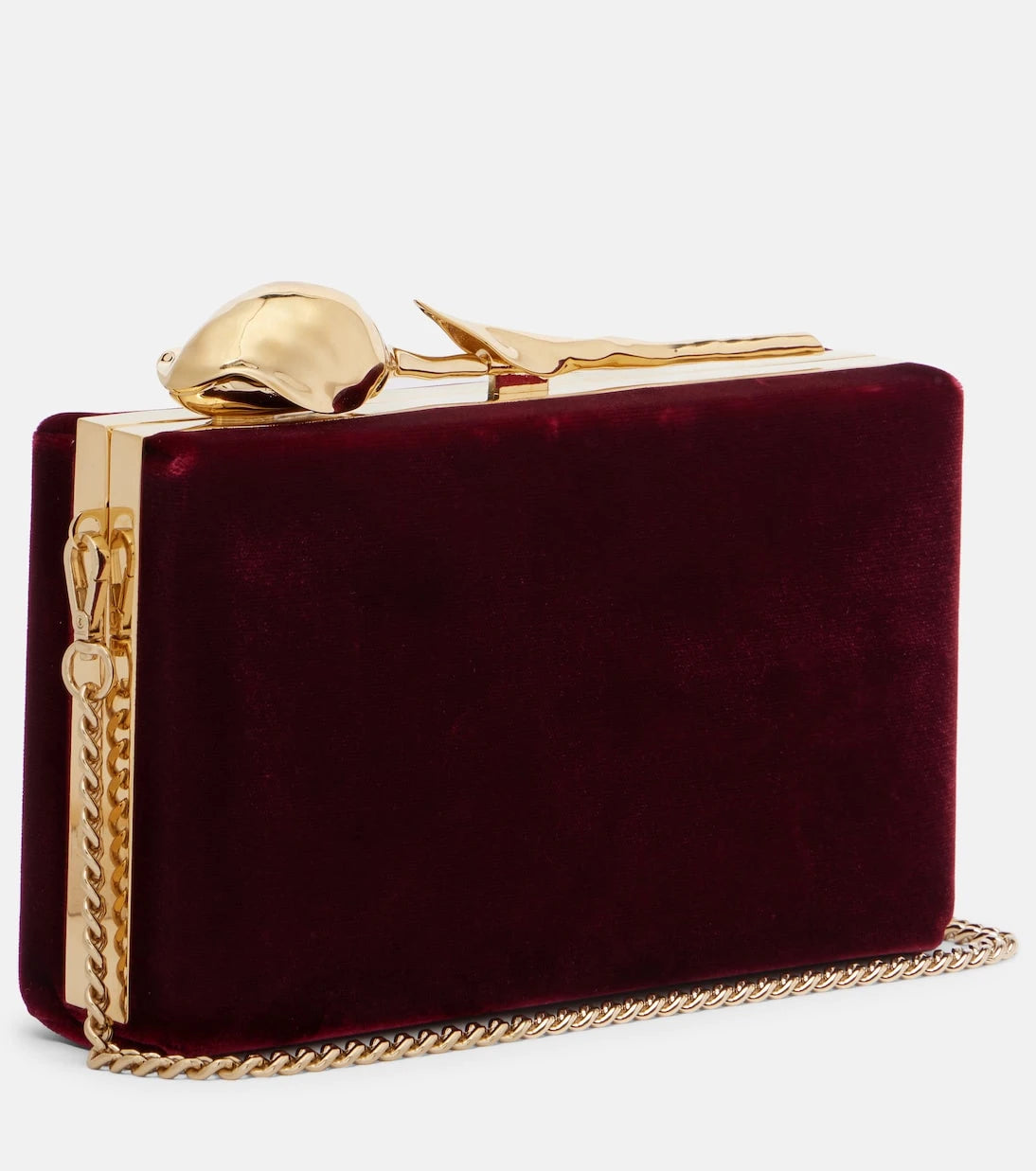 Erdem - Bloom Mini velvet clutch