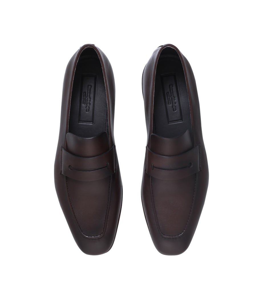 Leather Asola Penny Loafers