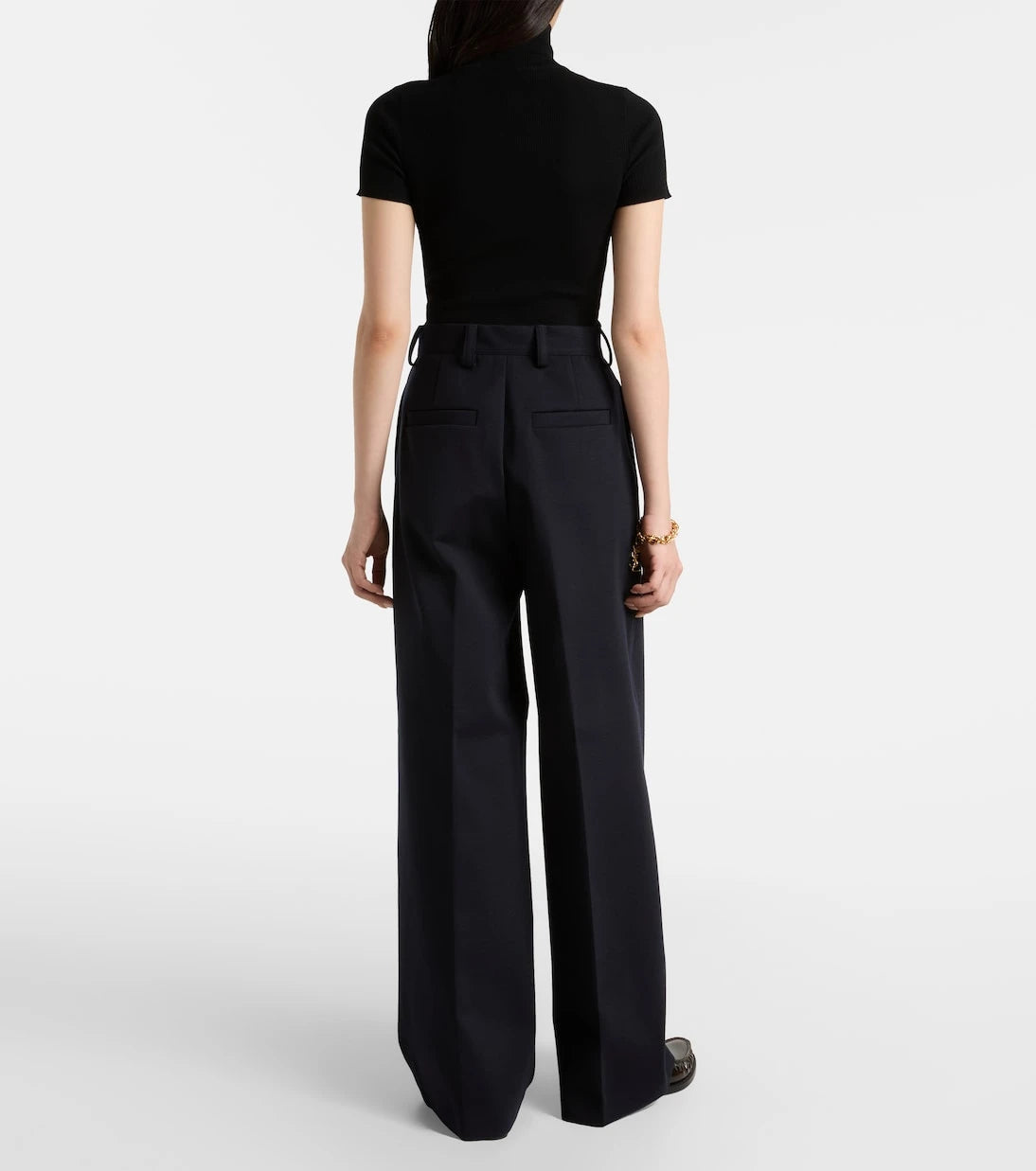 Max Mara - Molo pleated wool and cotton-blend pants