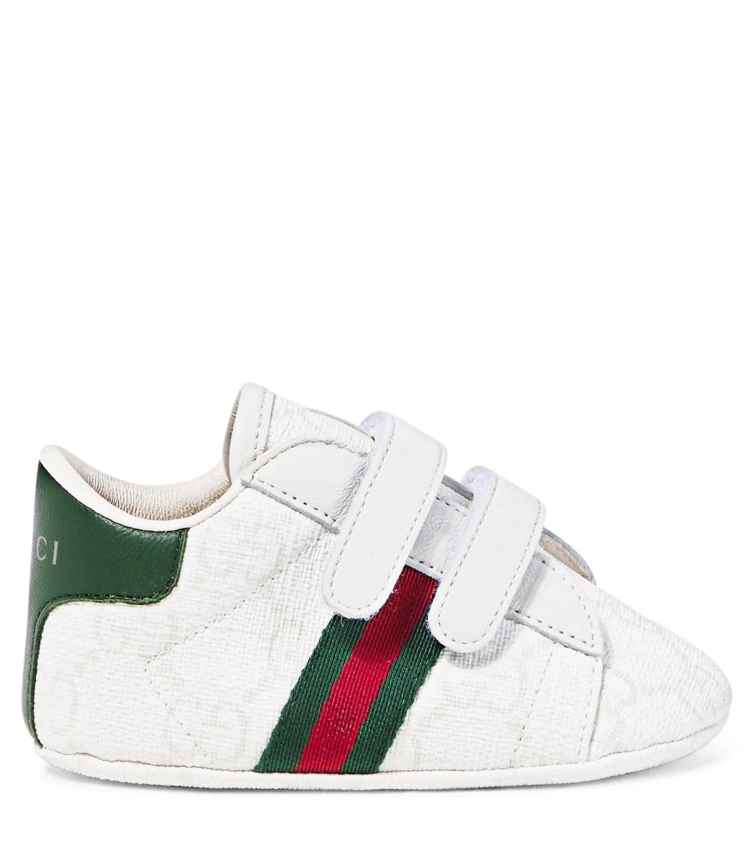 Gucci Kids - Baby leather-trimmed booties