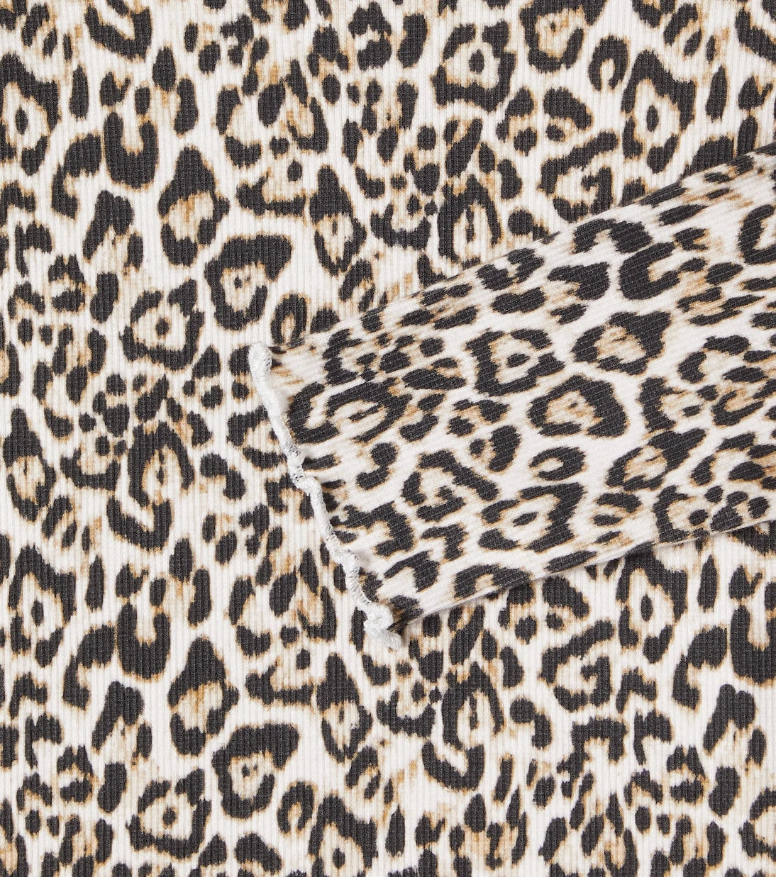 The New Society - Leopard-print cotton-blend top