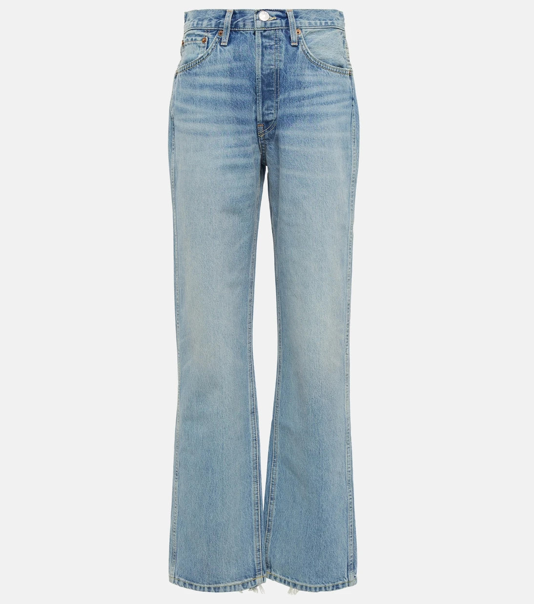Re/Done - Mid-rise straight-leg jeans