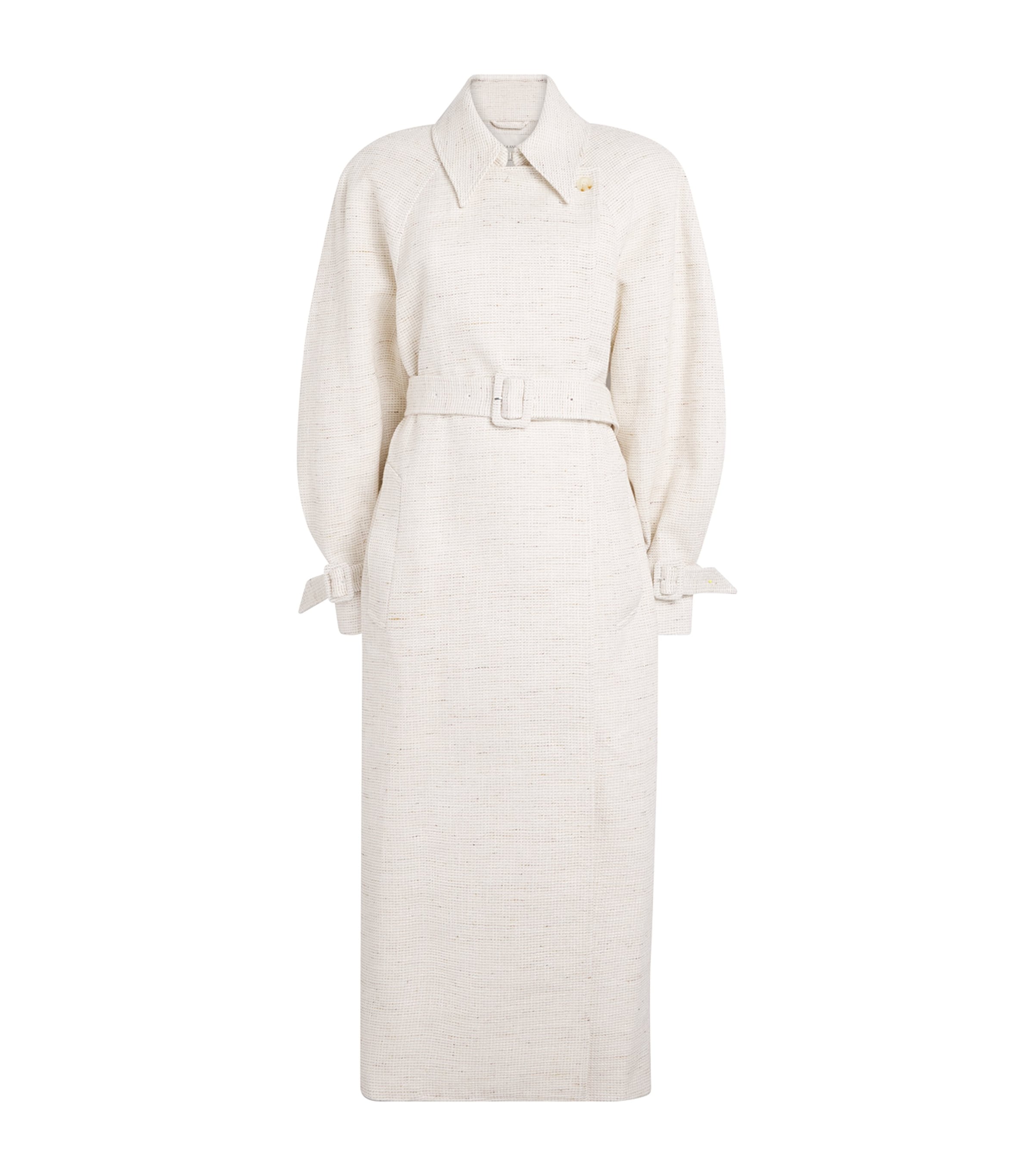 Ivory Tulsa Belted Trench Coat