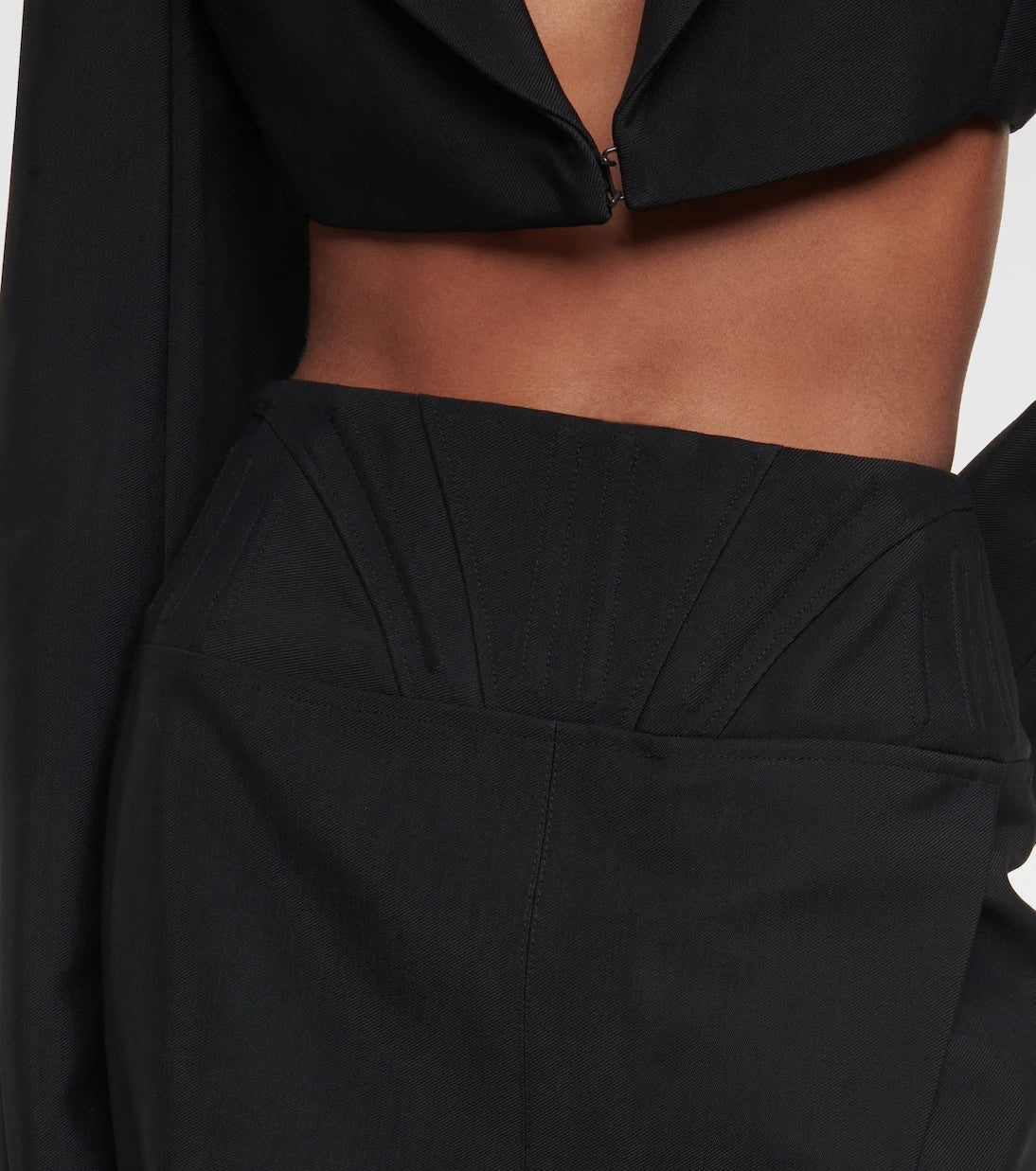 Mugler - High-rise pencil skirt