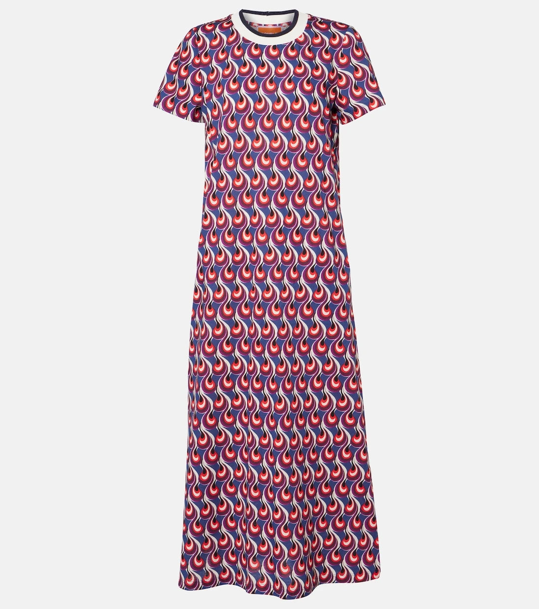 La DoubleJ - Swing Sporty printed jersey midi dress