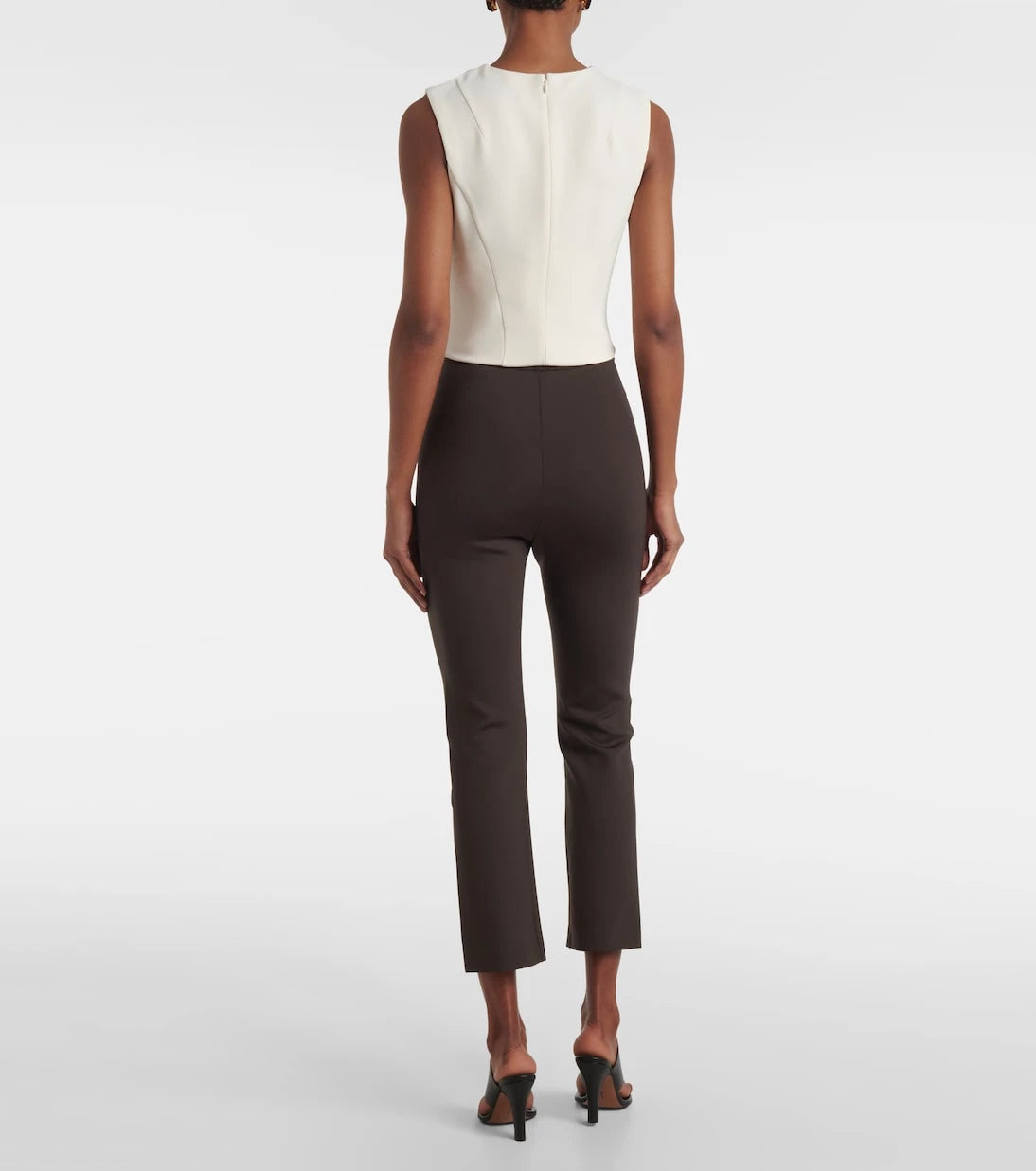 Fforme - Shim cropped jersey slim pants