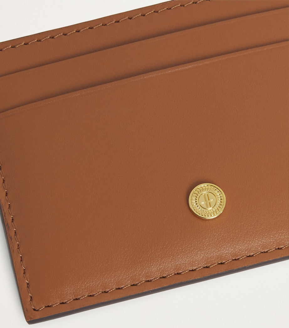 Tan Leather Card Holder