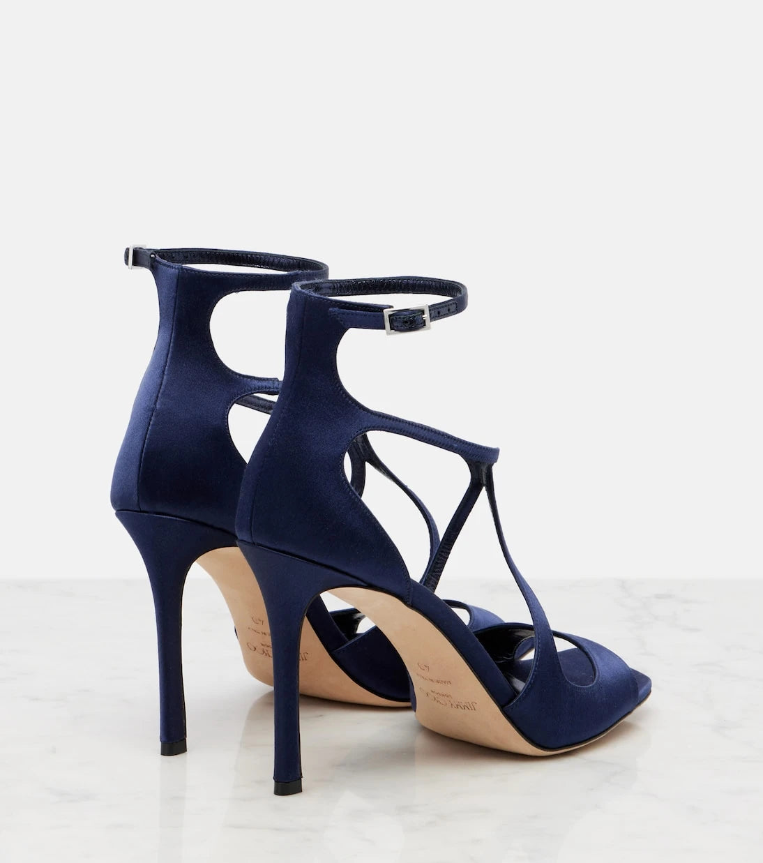 Jimmy Choo - Azia 95 satin sandals