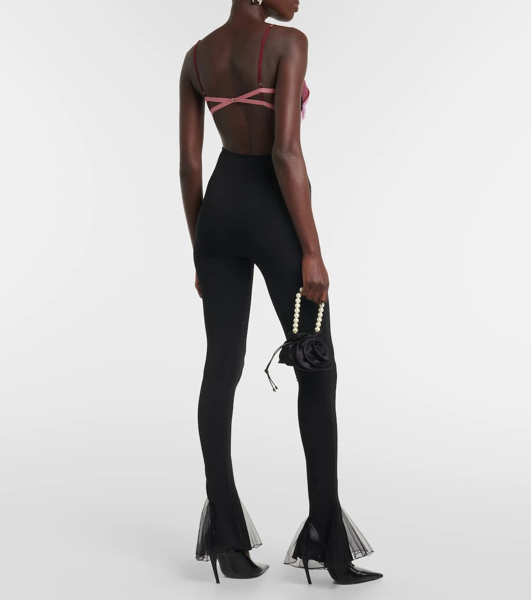 Nensi Dojaka - Exploding Flower tulle bra