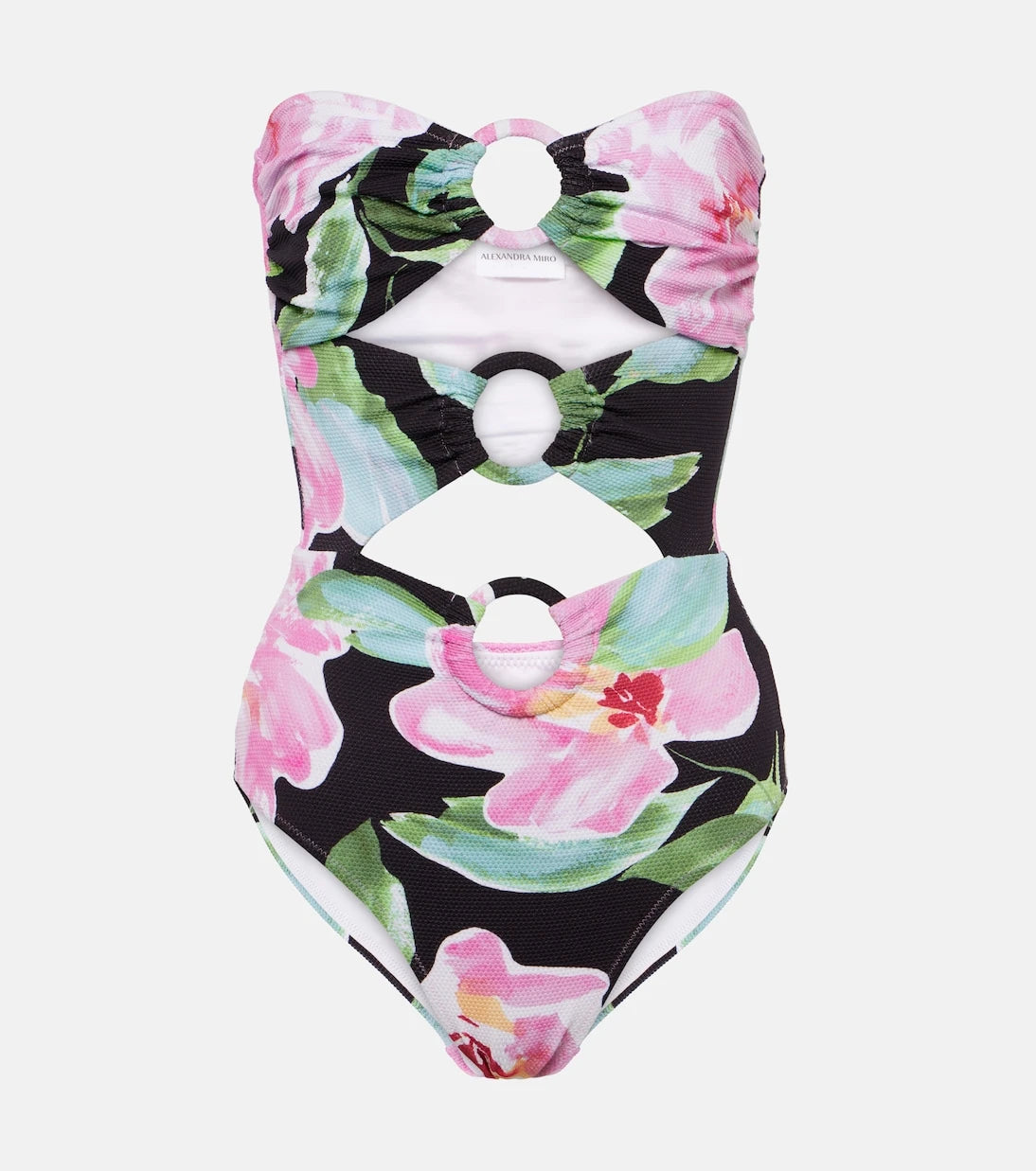Alexandra Miro - Anya cutout floral swimsuit