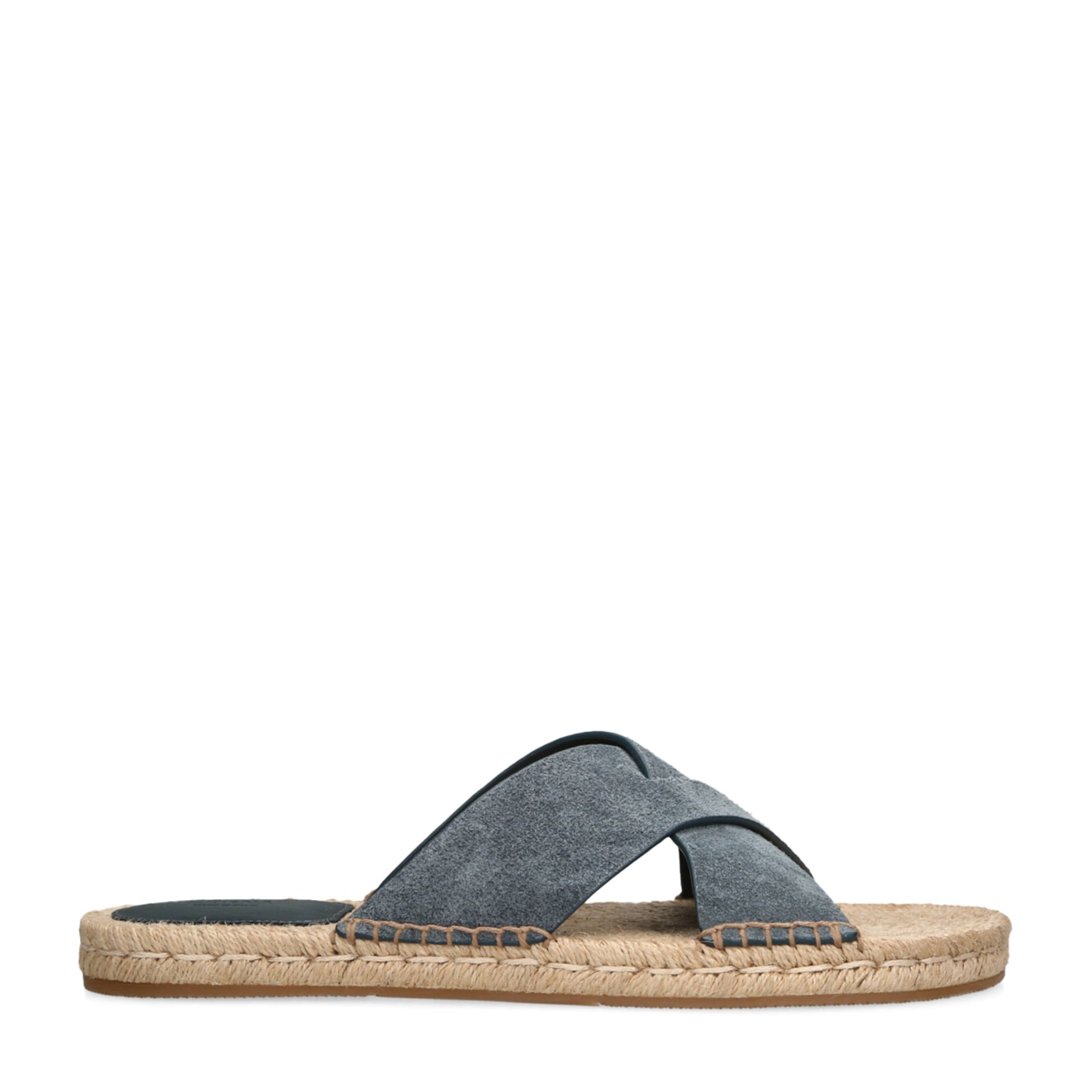 Zegna Suede Espadrille Sandals