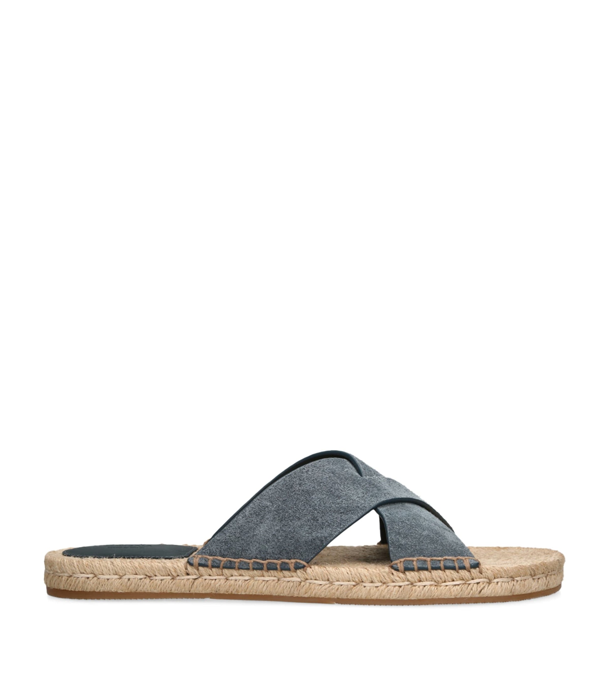 Zegna Suede Espadrille Sandals