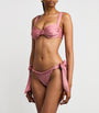 Faithfull the Brand Pink Side-Tie Sol Bikini Bottoms
