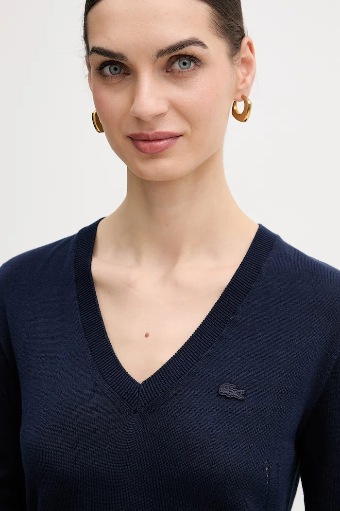 Памучен пуловер Lacoste