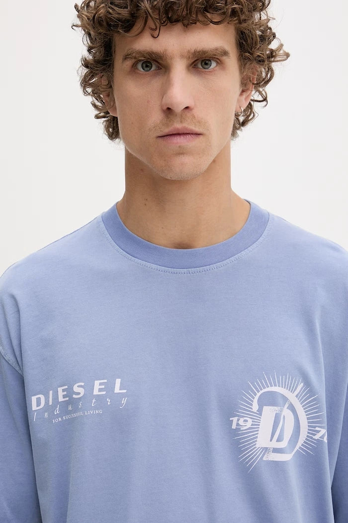 Diesel Erkek Pamuklu T-Shirt T-BOGGY-V6
