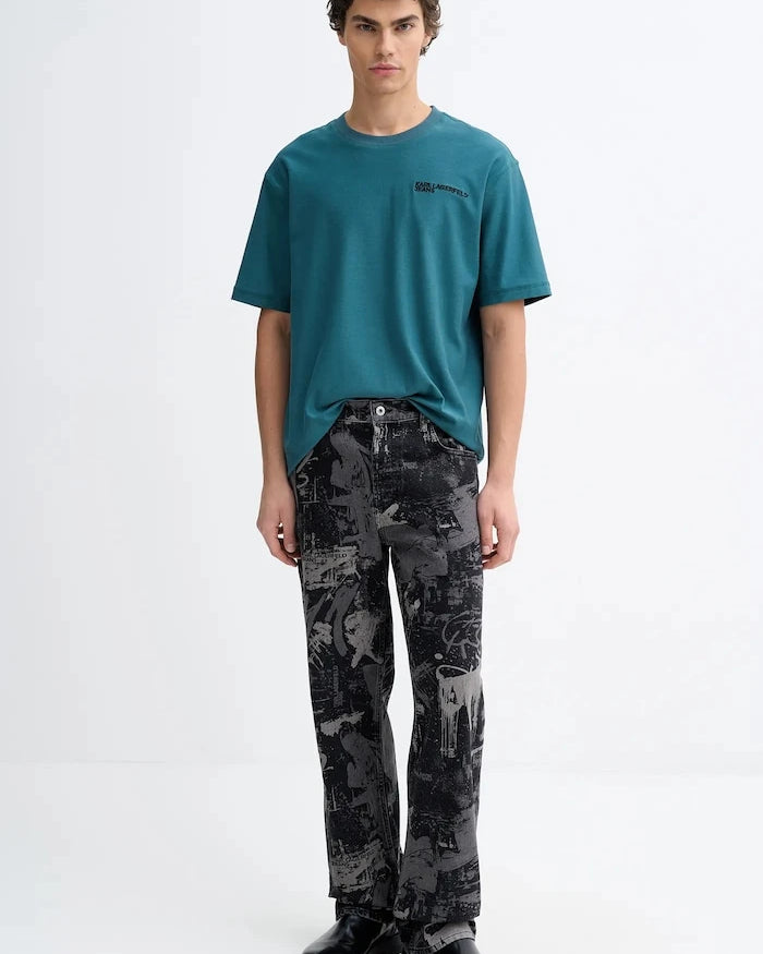 Памучна тениска Karl Lagerfeld Jeans