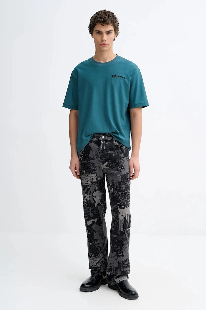 Памучна тениска Karl Lagerfeld Jeans