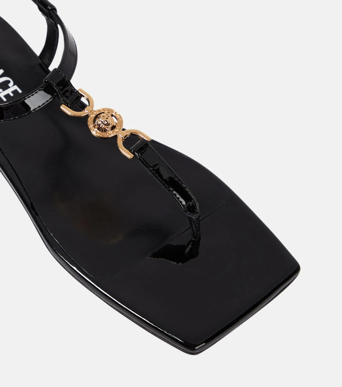 Versace - Medusa '95 deri parmak arası sandalet